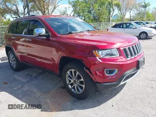 2014 Jeep Grand Cherokee Limited z VIN 1C4RJFBG4EC447633, wystawiony jako IAAI lot #41688829 z przebiegiem 109 472 mil mil oraz . Historia ofert i sprzedaży dostępna na DreamBid. Obrazek 1.