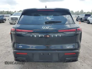 2024 Infiniti QX60 Pure with VIN 5N1DL1ES4RC340221, listed as a Copart auction lot 61265514 with Not provided miles and Salvage title. Bid and sale history available at DreamBid. Image 6.