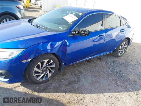2016 Honda Civic Sedan EX with VIN 19XFC2F88GE051242, listed as a IAAI auction lot 41651815 with 132,091 mi miles. Bid and sale history available at carsss.com. Image 6.