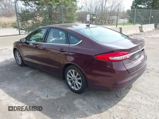 2017 Ford Fusion SE with VIN 3FA6P0HDXHR350377, listed as a IAAI auction lot 42091011 with 109,670 mi miles. Bid and sale history available at carsss.com. Image 3.