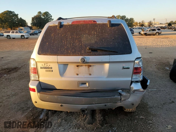 2010 Mercury Mariner Premier with VIN 4M2CN9HG6AKJ00320, listed as a Copart auction lot 77432934 with 201,699 mi miles and Salvage Title. Bid and sale history available at carsss.com. Image 6.