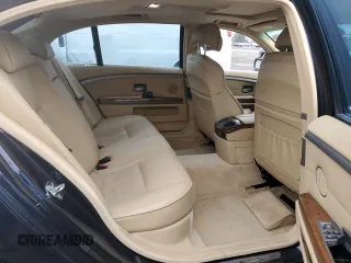2003 BMW 7 Series 745Li with VIN WBAGN63433DR15033, listed as a Copart auction lot 41573015 with 76,723 mi miles and Salvage Title. Bid and sale history available at carsss.com. Image 10.