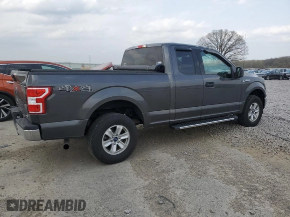 2018 Ford F-150 XL with VIN 1FTEX1EP1JKG09844, listed as a Copart auction lot 54834245 with 86,047 mi miles and Clean Title. Bid and sale history available at carsss.com. Image 3.