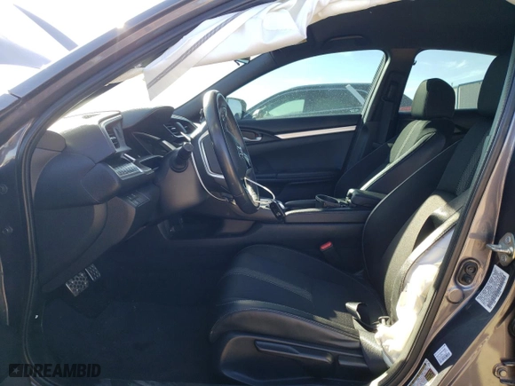 2019 Honda Civic Sedan Sport with VIN 19XFC2F85KE046315, listed as a Copart auction lot 47567155 with 56,983 mi miles and Salvage Title. Bid and sale history available at carsss.com. Image 7.