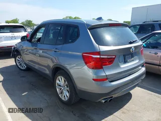 2017 BMW X3 xDrive28i z VIN 5UXWX9C53H0T00496, wystawiony jako IAAI lot #42018989 z przebiegiem 50 364 mil mil oraz . Historia ofert i sprzedaży dostępna na DreamBid. Obrazek 3.