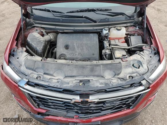2022 Chevrolet Traverse Premier with VIN 1GNEVKKW8NJ106581, listed as a Copart auction lot 81105424 with 69,406 mi miles and Salvage Title. Bid and sale history available at carsss.com. Image 12.