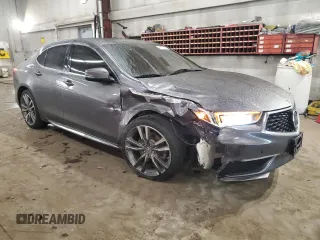 2020 Acura TLX w/Technology Pkg with VIN 19UUB2F41LA001689, listed as a Copart auction lot 41614065 with 84,736 mi miles and Salvage Title. Bid and sale history available at carsss.com. Image 4.