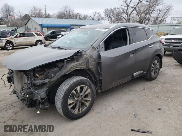 2016 Nissan Murano S with VIN 5N1AZ2MG7GN170717, listed as a Copart auction lot 47201465 with 180,444 mi miles and Salvage Title. Bid and sale history available at carsss.com. Image 1.