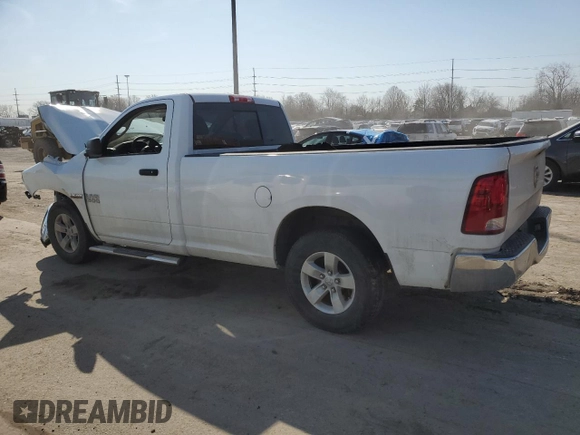 2017 Ram 1500 Tradesman with VIN 3C6JR6DT1HG654506, listed as a Copart auction lot 48791325 with 90,191 mi miles and Salvage title. Bid and sale history available at DreamBid. Image 2.