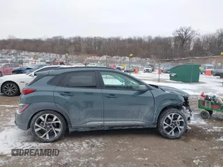 2022 Hyundai Kona Limited with VIN KM8K5CA3XNU806377, listed as a IAAI auction lot 41403043 with 12,618 mi miles. Bid and sale history available at carsss.com. Image 13.