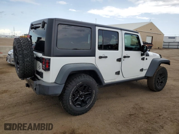 2016 Jeep Wrangler Unlimited Sport with VIN 1C4BJWDG4GL129559, listed as a Copart auction lot 57851285 with 148,022 mi miles and Salvage title. Bid and sale history available at DreamBid. Image 3.