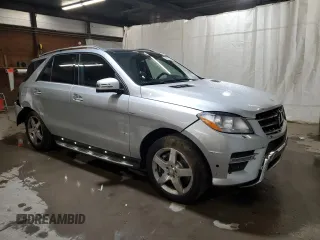 2014 Mercedes-Benz M 550 with VIN 4JGDA7DB8EA383850, listed as a Copart auction lot 79911164 with 107,090 mi miles and Salvage Title. Bid and sale history available at DreamBid. Image 4.
