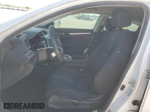 2019 Honda Civic LX with VIN 19XFC2F66KE032115, listed as a Copart auction lot 49278695 with 75,445 mi miles and Salvage Title. Bid and sale history available at DreamBid. Image 7.