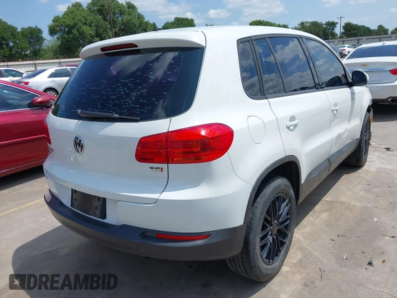 2017 Volkswagen Tiguan S with VIN WVGAV7AX8HK046181, listed as a IAAI auction lot 42493160 with 65,609 mi miles and . Bid and sale history available at DreamBid. Image 4.