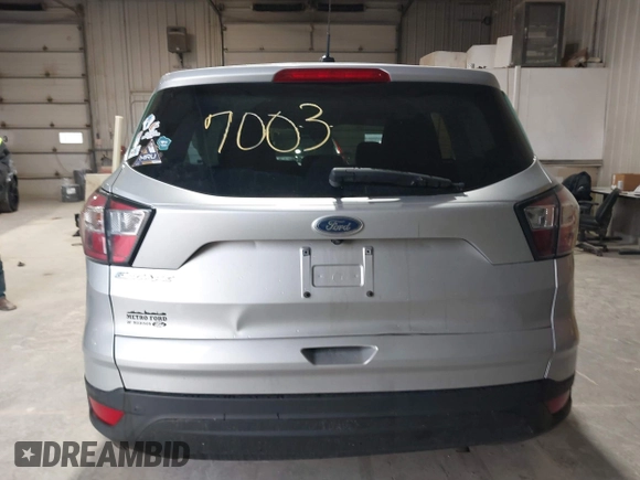 2018 Ford Escape S with VIN 1FMCU0F79JUA28438, listed as a IAAI auction lot 42097003 with 122,268 mi miles and . Bid and sale history available at carsss.com. Image 16.