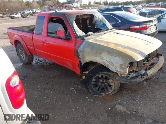 2009 Ford Ranger XLT with VIN 1FTZR45E99PA65975, listed as a IAAI auction lot 41493984 with 1 mi miles. Bid and sale history available at carsss.com. Image 1.