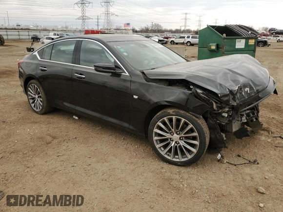 2020 Cadillac CT5 Premium Luxury with VIN 1G6DT5RK5L0155824, listed as a Copart auction lot 49503275 with 68,400 mi miles and Salvage Title. Bid and sale history available at DreamBid. Image 4.