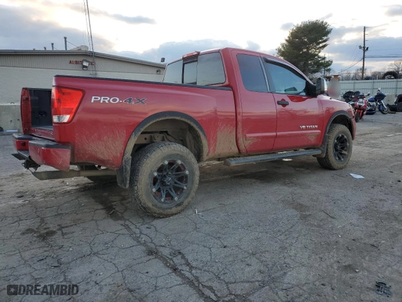2010 Nissan Titan SV with VIN 1N6BA0CC8AN315819, listed as a Copart auction lot 86954804 with NaN miles and Salvage Title. Bid and sale history available at carsss.com. Image 3.