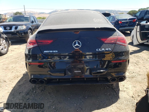 2021 Mercedes-Benz CLA 45 AMG with VIN W1K5J5DB6MN203498, listed as a Copart auction lot 61161904 with 48,058 mi miles and Salvage Title. Bid and sale history available at DreamBid. Image 6.