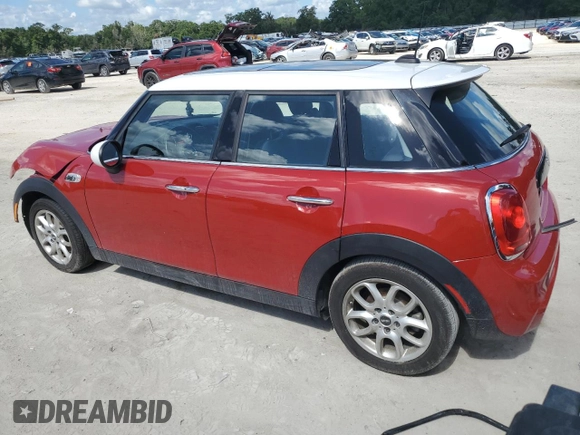 2016 MINI Hardtop 4 Door S with VIN WMWXU3C55G2D29139, listed as a Copart auction lot 61528735 with 36,700 mi miles and Salvage title. Bid and sale history available at DreamBid. Image 2.