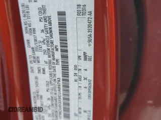 2014 Ford Escape SE z VIN 1FMCU0GX9EUA89793, wystawiony jako Copart lot #53558605 z przebiegiem 59 932 mil mil oraz Szkoda całkowita • Salvage title. Historia ofert i sprzedaży dostępna na DreamBid. Obrazek 13.