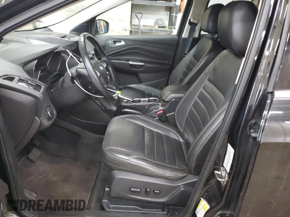 2015 Ford Escape Titanium with VIN 1FMCU9JX9FUA30970, listed as a Copart auction lot 41780275 with 106,114 mi miles and Salvage Title. Bid and sale history available at DreamBid. Image 7.
