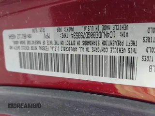 2016 Jeep Compass High Altitude с VIN 1C4NJDEB0GD793534, выставлен на аукционе IAAI как лот 42173622 с пробегом 107 068 миль миль и . История ставок и продаж доступна на DreamBid. Изображение 9.