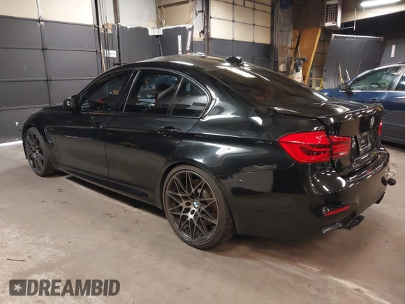 2018 BMW M3 with VIN WBS8M9C5XJ5L71599, listed as a IAAI auction lot 41932825 with 53,730 mi miles. Bid and sale history available at carsss.com. Image 3.