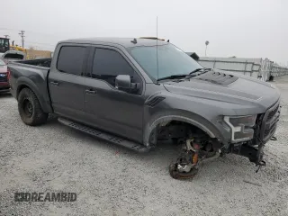2020 Ford F-150 Raptor with VIN 1FTFW1RG4LFA39156, listed as a Copart auction lot 52204325 with Not Provided miles and Salvage Title. Bid and sale history available at carsss.com. Image 4.