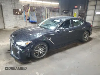 2020 Genesis G70 2.0T with VIN KMTG44LA2LU051481, listed as a Copart auction lot 51388165 with 22,715 mi miles and Salvage title. Bid and sale history available at DreamBid. Image 1.