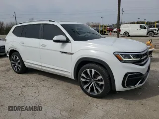 2021 Volkswagen Atlas SEL R-Line с VIN 1V2SR2CA8MC584357, выставлен на аукционе Copart как лот 53303615 с пробегом 37 384 миль миль и Списание • Salvage title. История ставок и продаж доступна на DreamBid. Изображение 4.