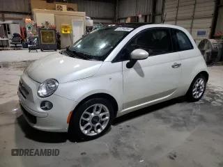 2015 FIAT 500 Pop with VIN 3C3CFFAR3FT620482, listed as a Copart auction lot 81284394 with 106,878 mi miles and Salvage Title. Bid and sale history available at carsss.com. Image 1.