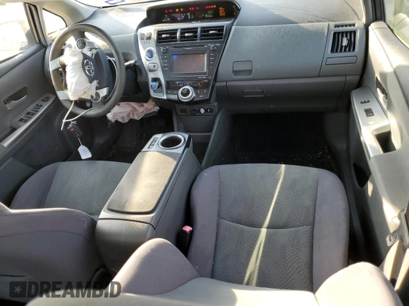 2012 Toyota Prius Two with VIN JTDZN3EU0C3109826, listed as a Copart auction lot 53475275 with 128,386 mi miles and Salvage Title. Bid and sale history available at DreamBid. Image 8.