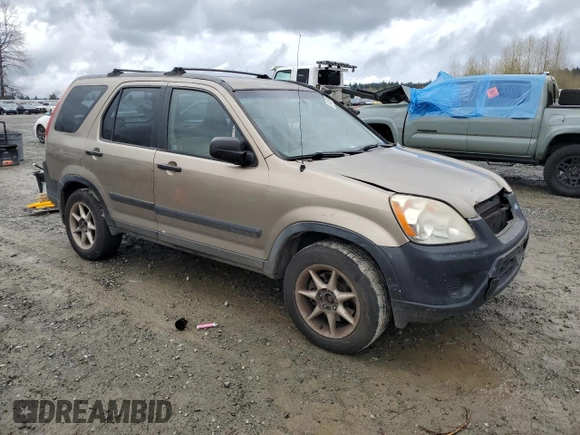 2006 Honda CR-V LX with VIN JHLRD78556C005175, listed as a Copart auction lot 51446315 with 185,801 mi miles and Salvage Title. Bid and sale history available at carsss.com. Image 4.
