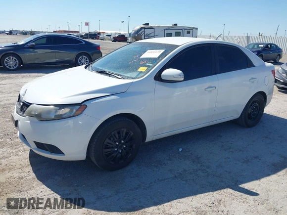 2010 Kia Forte EX with VIN KNAFU4A22A5058487, listed as a IAAI auction lot 41846640 with 198,295 mi miles. Bid and sale history available at carsss.com. Image 2.
