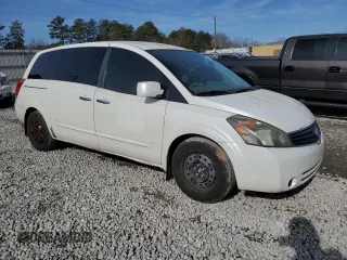 2008 Nissan Quest SL with VIN 5N1BV28U88N123391, listed as a Copart auction lot 88348305 with 185,850 mi miles and Salvage Title. Bid and sale history available at carsss.com. Image 4.