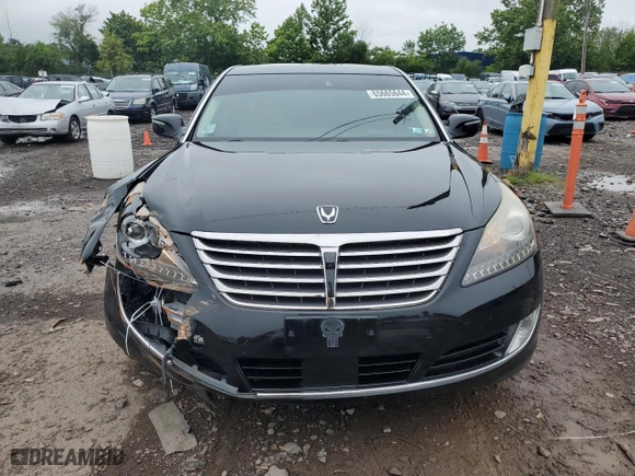 2016 Hyundai Equus Signature with VIN KMHGH4JH1GU103056, listed as a Copart auction lot 65665644 with 86,398 mi miles and Salvage Title. Bid and sale history available at carsss.com. Image 5.