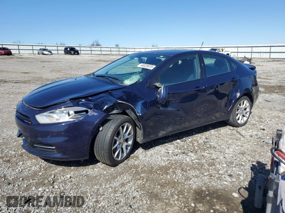 2013 Dodge Dart SXT with VIN 1C3CDFBA1DD241952, listed as a Copart auction lot 49326915 with Not Provided miles and Salvage Title. Bid and sale history available at carsss.com. Image 1.