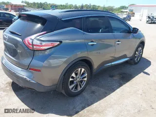 2015 Nissan Murano SL with VIN 5N1AZ2MG1FN281343, listed as a IAAI auction lot 41964042 with 127,146 mi miles. Bid and sale history available at carsss.com. Image 4.