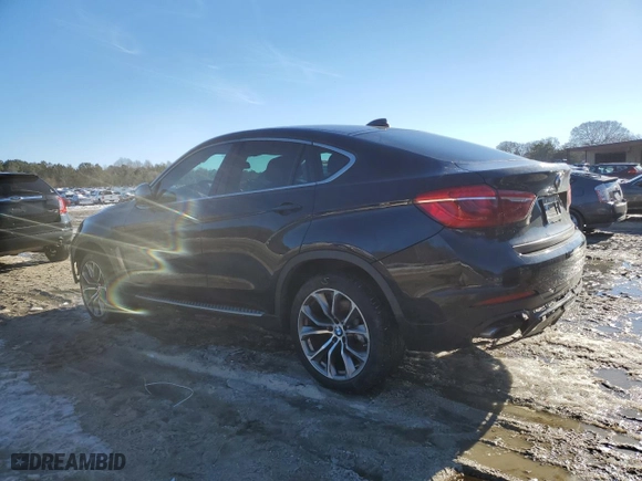 2016 BMW X6 xDrive50i with VIN 5UXKU6C55G0R34221, listed as a Copart auction lot 88575035 with 109,975 mi miles and Salvage Title. Bid and sale history available at carsss.com. Image 2.