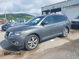 2016 Nissan Pathfinder SL with VIN 5N1AR2MM5GC613495, listed as a IAAI auction lot 42670313 with 84,118 mi miles and . Bid and sale history available at DreamBid. Image 17.