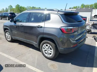 2019 Jeep Compass Sport with VIN 3C4NJCAB2KT613117, listed as a IAAI auction lot 41999519 with 73,734 mi miles and . Bid and sale history available at DreamBid. Image 3.