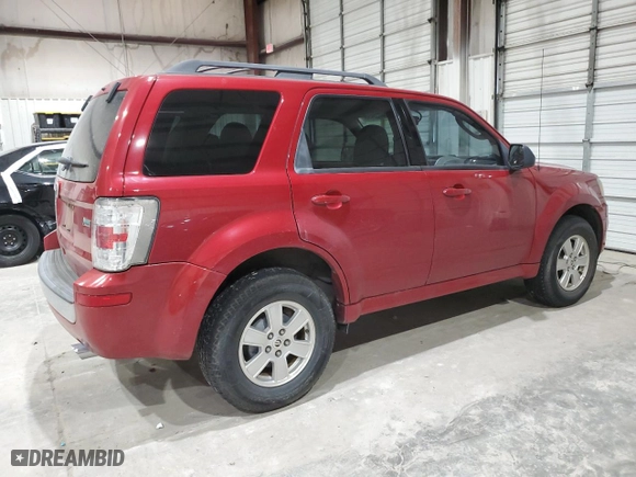 2010 Mercury Mariner with VIN 4M2CN8BG9AKJ11993, listed as a Copart auction lot 88639495 with 38,054 mi miles and Salvage Title. Bid and sale history available at carsss.com. Image 3.