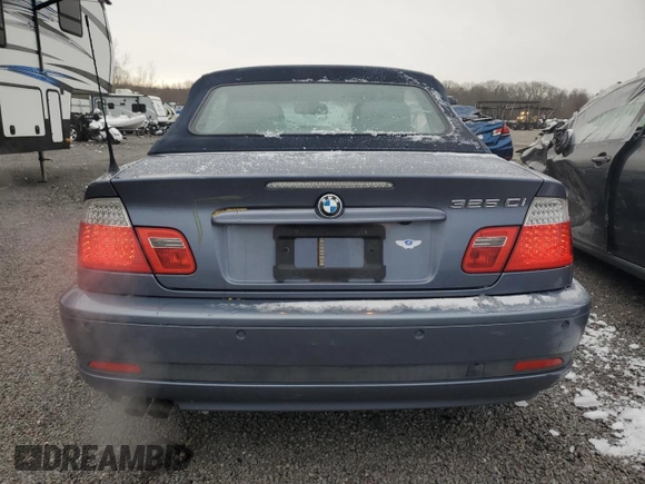 2004 BMW 3 Series 325Ci with VIN WBABW33434PL33813, listed as a Copart auction lot 85084584 with 104,742 mi miles and Clean Title. Bid and sale history available at carsss.com. Image 6.
