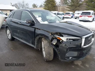 2019 Infiniti QX50 Essential with VIN 3PCAJ5M39KF112321, listed as a IAAI auction lot 41625297 with 82,032 mi miles and . Bid and sale history available at DreamBid. Image 6.