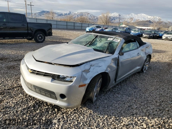 2014 Chevrolet Camaro LT with VIN 2G1FB3D31E9293276, listed as a Copart auction lot 84773184 with 120,051 mi miles and Salvage title. Bid and sale history available at DreamBid. Image 1.