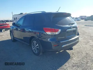 2015 Nissan Pathfinder Platinum with VIN 5N1AR2MN2FC658434, listed as a IAAI auction lot 41397102 with 162,500 mi miles and . Bid and sale history available at DreamBid. Image 3.