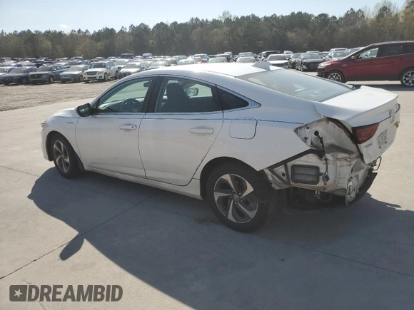 2019 Honda Insight EX z VIN 19XZE4F50KE009309, wystawiony jako Copart lot #50346395 z przebiegiem 158 880 mil mil oraz Szkoda całkowita • Salvage title. Historia ofert i sprzedaży dostępna na DreamBid. Obrazek 2.