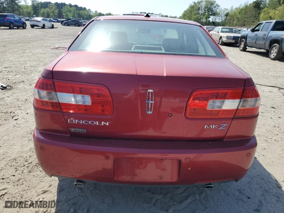 2008 Lincoln MKZ with VIN 3LNHM26T18R637443, listed as a Copart auction lot 53539215 with 188,684 mi miles and Salvage Title. Bid and sale history available at carsss.com. Image 6.