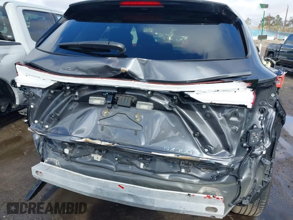 2022 Lexus NX with VIN 2T2AGCEZ7NC011773, listed as a IAAI auction lot 41502665 with 14,096 mi miles. Bid and sale history available at carsss.com. Image 6.